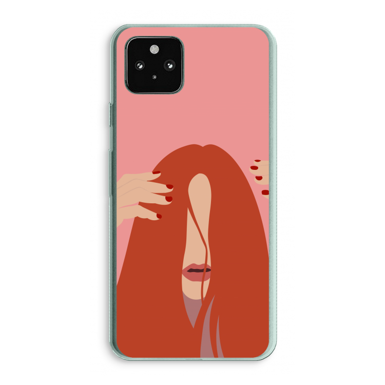 Woke up like this: Google Pixel 5a 5G Transparant Hoesje