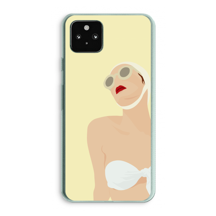 Summer: Google Pixel 5a 5G Transparant Hoesje