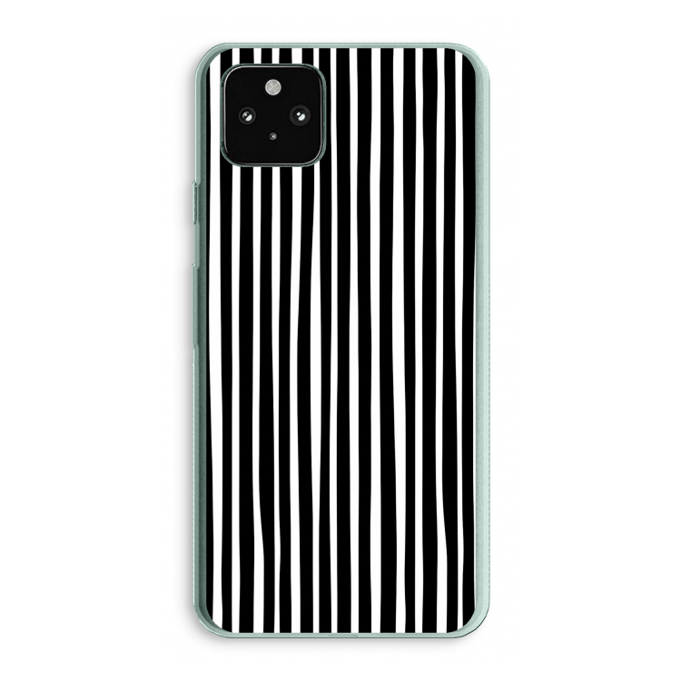 Stripes: Google Pixel 5a 5G Transparant Hoesje