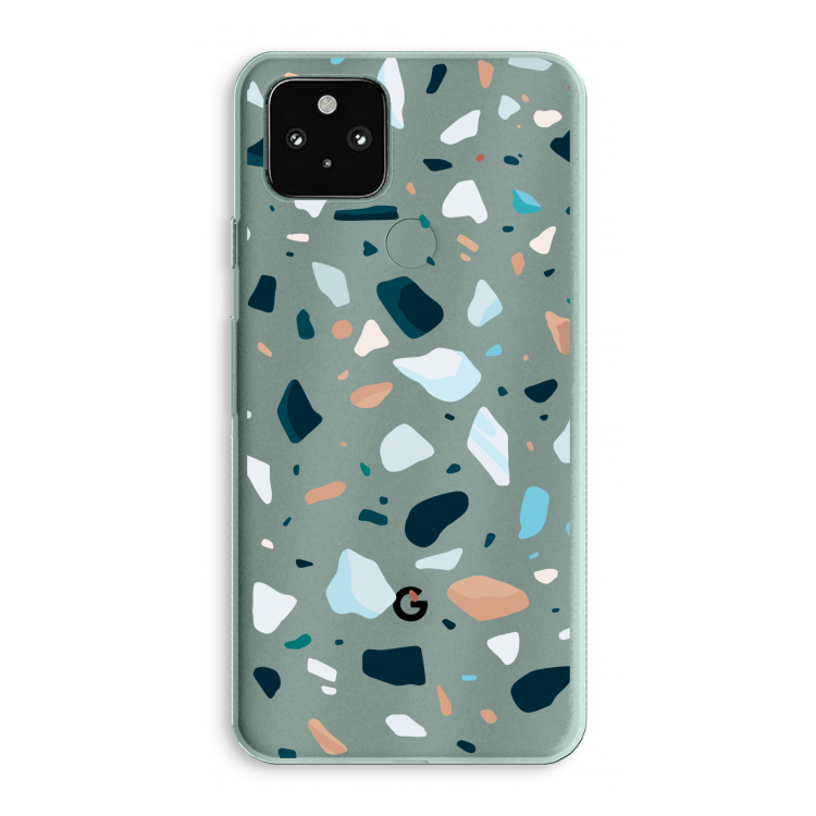 Terrazzo N°13: Google Pixel 5a 5G Transparant Hoesje