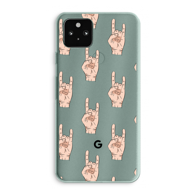 Rock: Google Pixel 5a 5G Transparant Hoesje