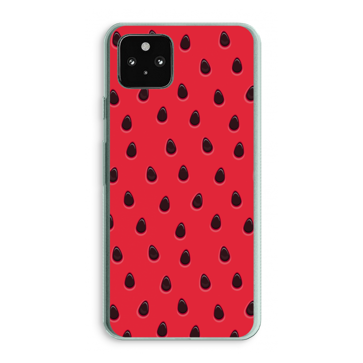 Watermelon: Google Pixel 5a 5G Transparant Hoesje