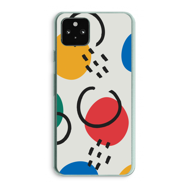Illustratieve pop 3: Google Pixel 5a 5G Transparant Hoesje