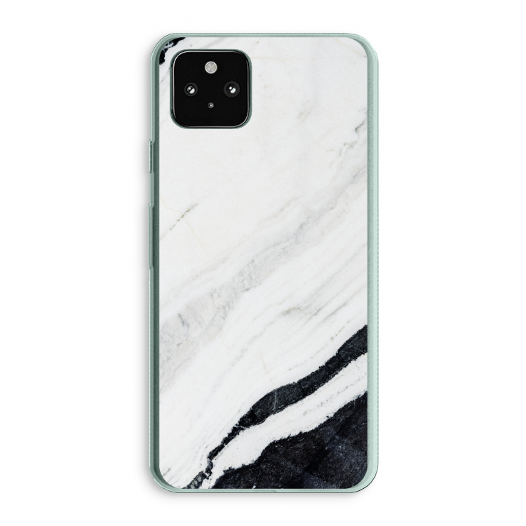 Elegante marmer: Google Pixel 5a 5G Transparant Hoesje