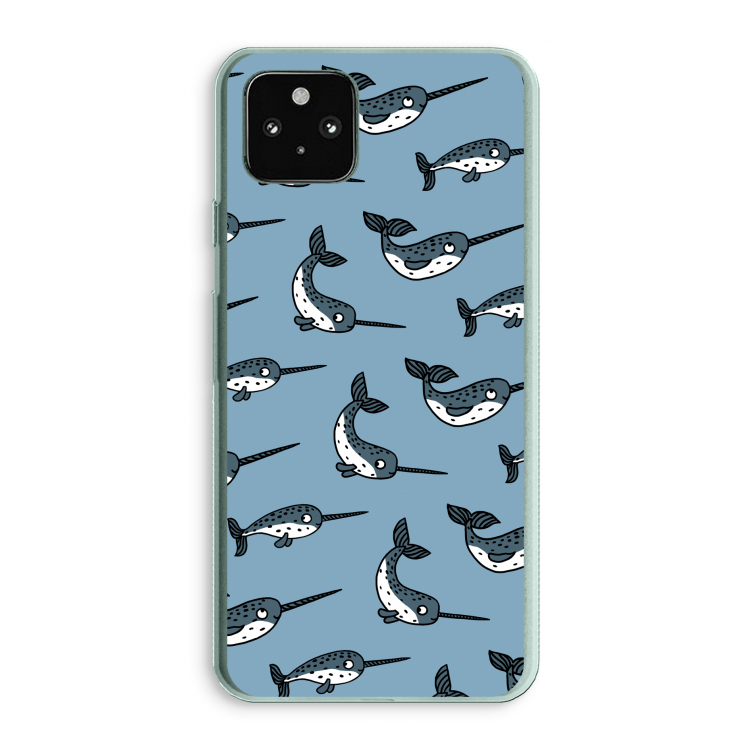 Narwhal: Google Pixel 5a 5G Transparant Hoesje