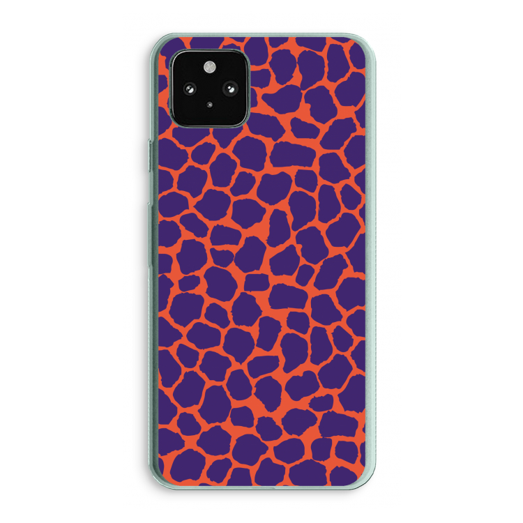 Purple Giraffe: Google Pixel 5a 5G Transparant Hoesje