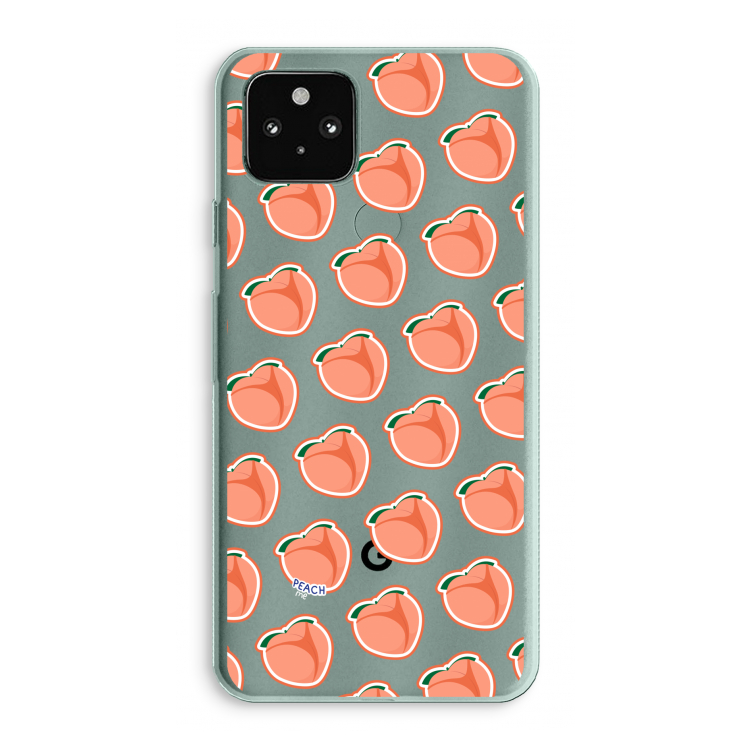 Just peachy: Google Pixel 5a 5G Transparant Hoesje