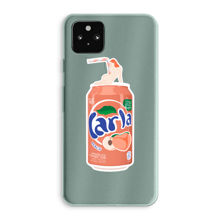 S(peach)less: Google Pixel 5a 5G Transparant Hoesje