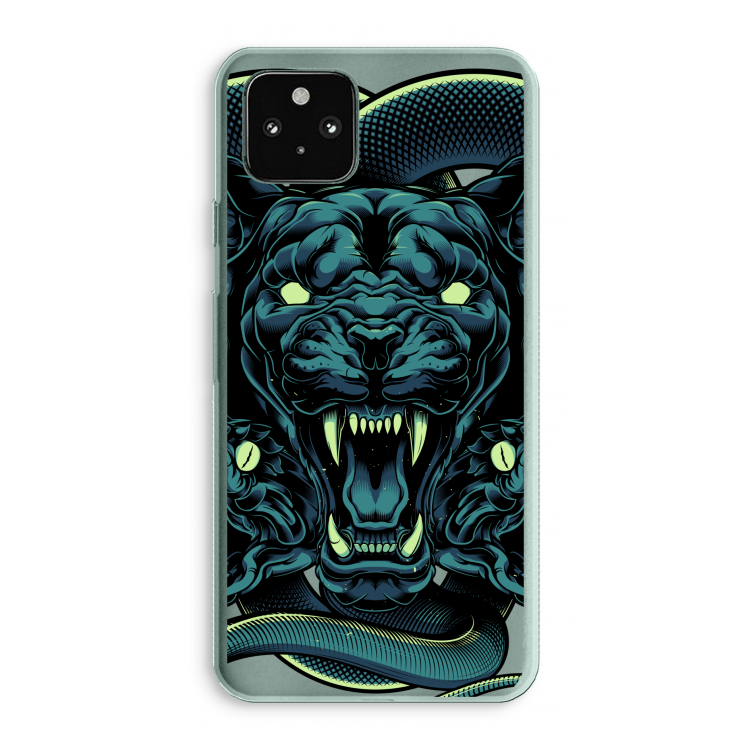 Cougar and Vipers: Google Pixel 5a 5G Transparant Hoesje