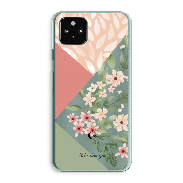 Sweet heaven geometrics: Google Pixel 5a 5G Transparant Hoesje
