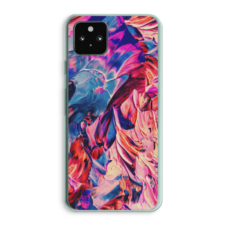 Pink Orchard: Google Pixel 5a 5G Transparant Hoesje