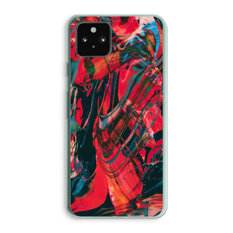Endless Descent: Google Pixel 5a 5G Transparant Hoesje