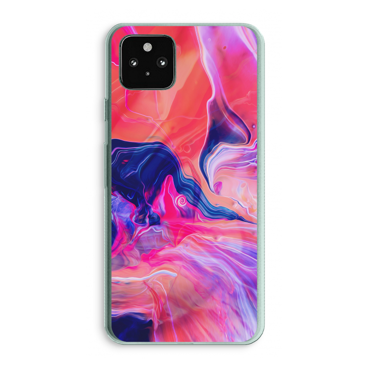 Earth And Ocean: Google Pixel 5a 5G Transparant Hoesje