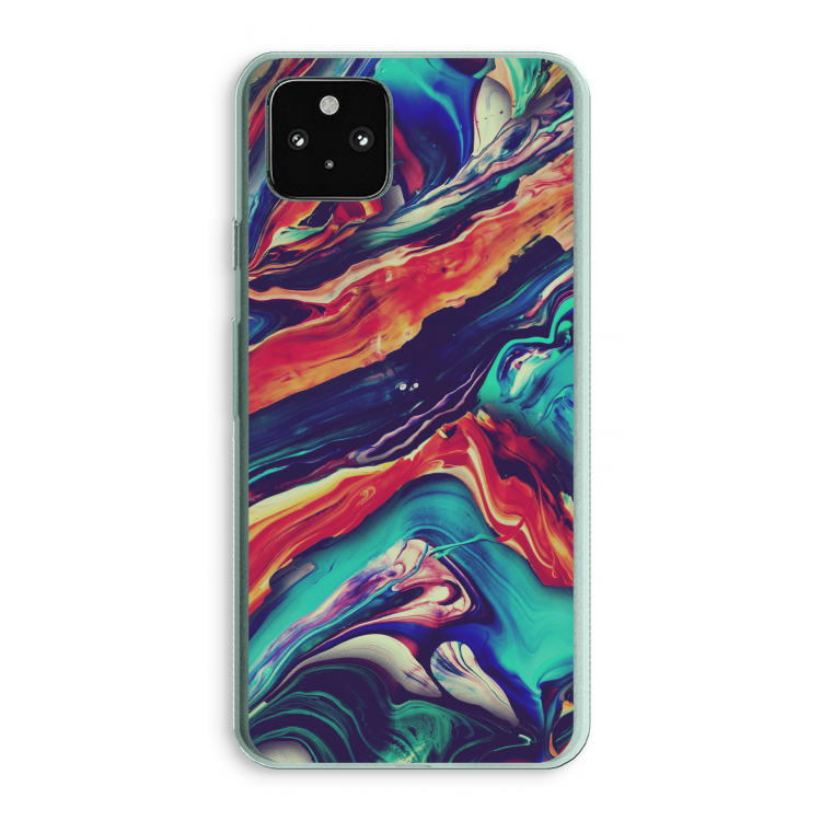 Chameleon Sun: Google Pixel 5a 5G Transparant Hoesje