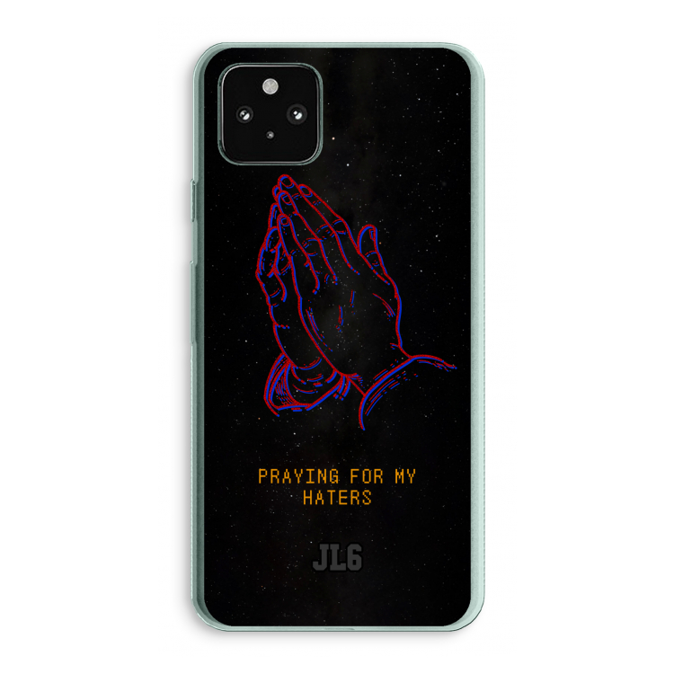 Praying For My Haters: Google Pixel 5a 5G Transparant Hoesje