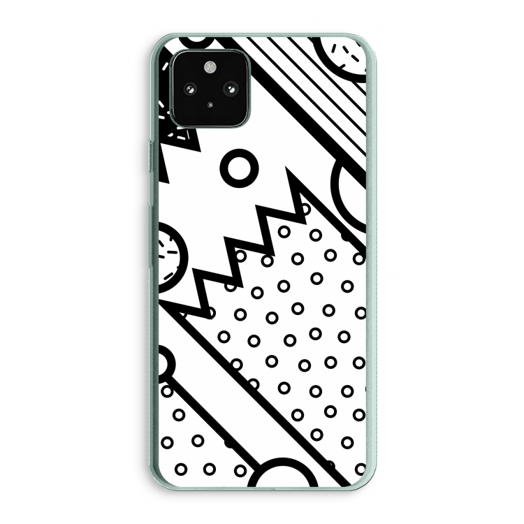 Pop Art #4: Google Pixel 5a 5G Transparant Hoesje