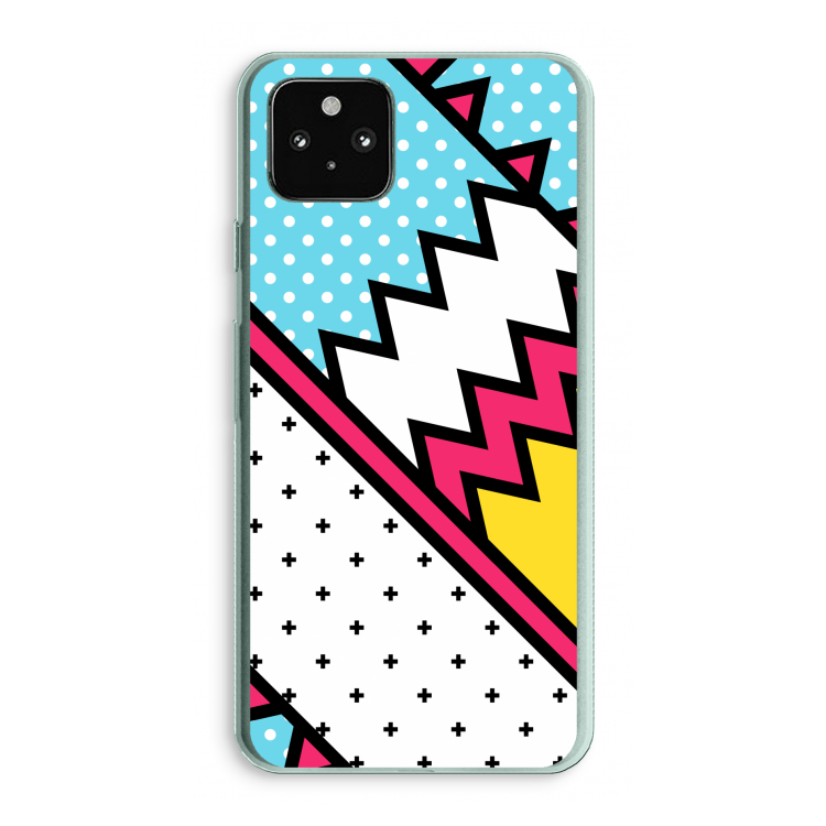 Pop Art #2: Google Pixel 5a 5G Transparant Hoesje