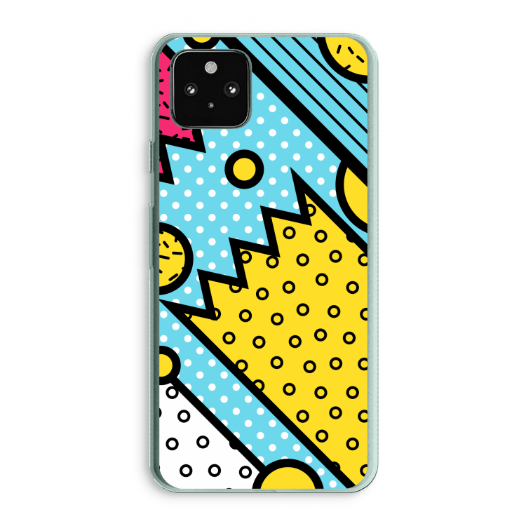 Pop Art #1: Google Pixel 5a 5G Transparant Hoesje