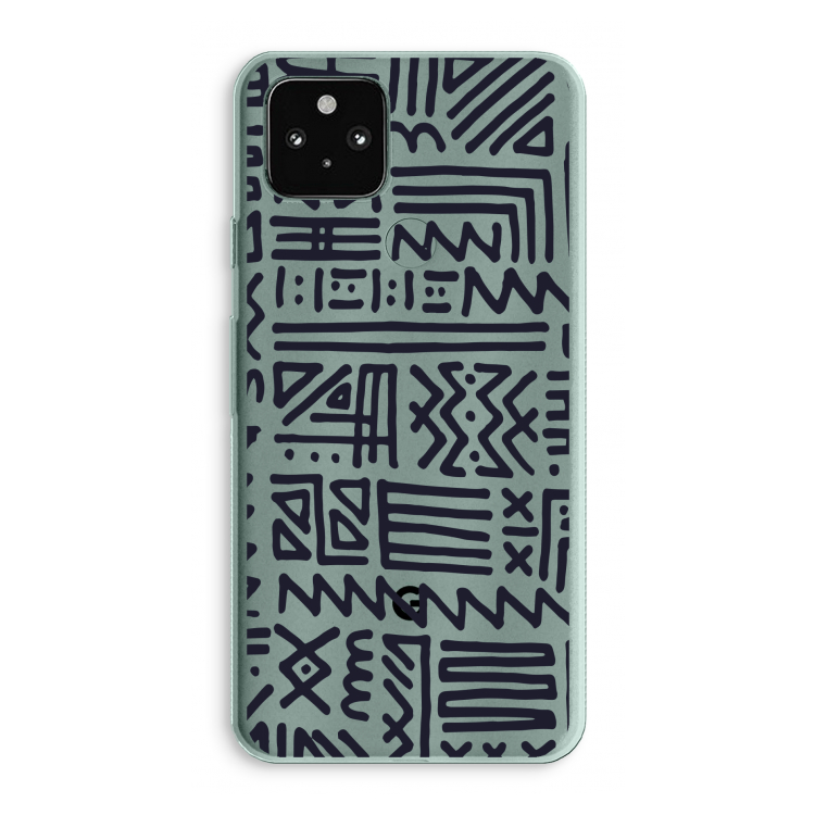 Marrakech print: Google Pixel 5a 5G Transparant Hoesje