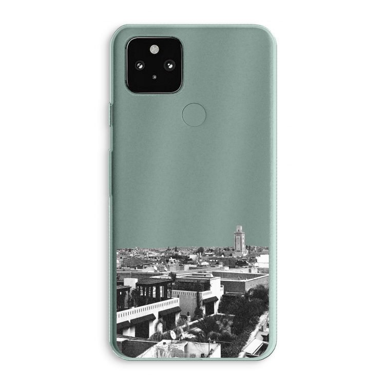 Marrakech Skyline : Google Pixel 5a 5G Transparant Hoesje