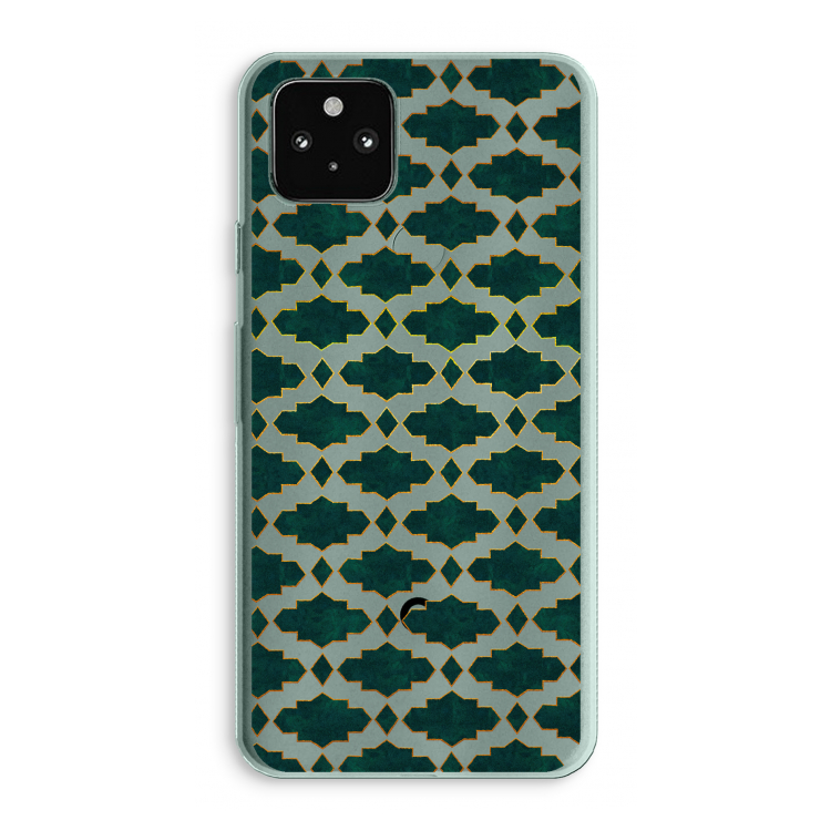Moroccan tiles: Google Pixel 5a 5G Transparant Hoesje