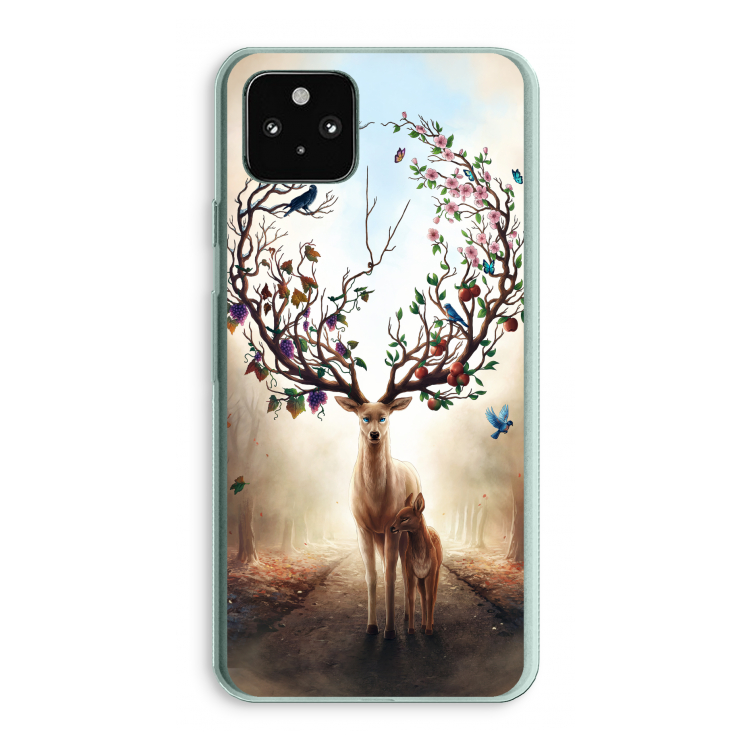 Seasons Change: Google Pixel 5a 5G Transparant Hoesje