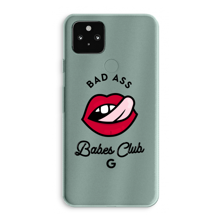 Badass Babes Club: Google Pixel 5a 5G Transparant Hoesje