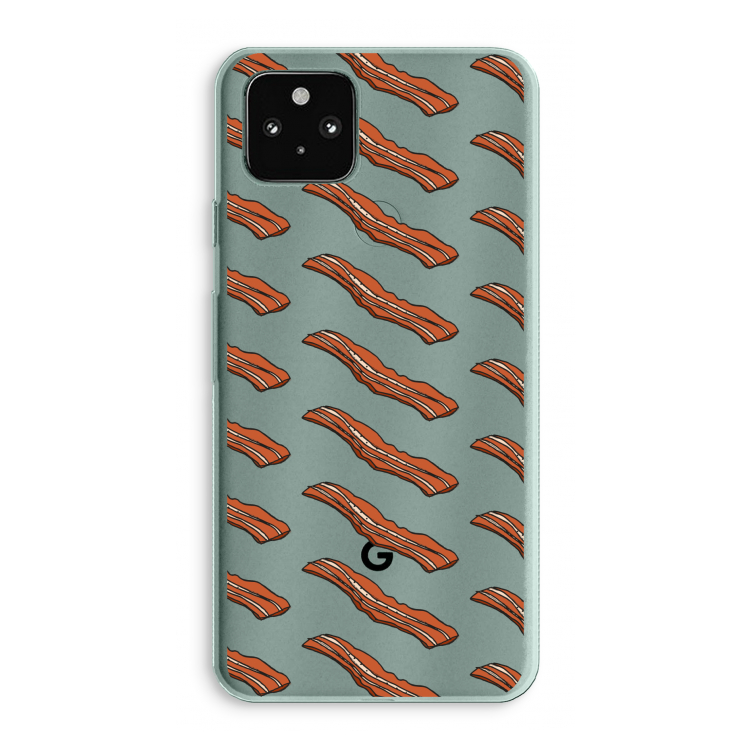 Bacon to my eggs #2: Google Pixel 5a 5G Transparant Hoesje