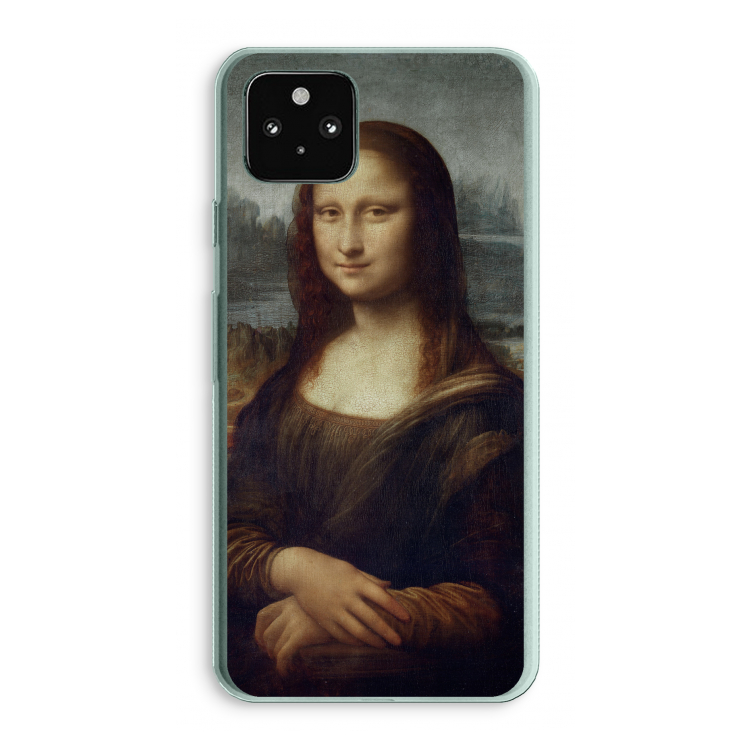 Mona Lisa: Google Pixel 5a 5G Transparant Hoesje