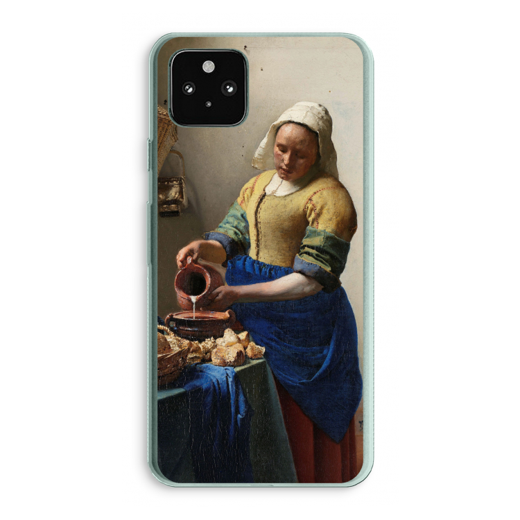 The Milkmaid: Google Pixel 5a 5G Transparant Hoesje