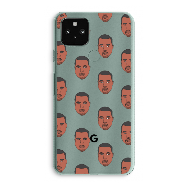 Kanye Call Me?: Google Pixel 5a 5G Transparant Hoesje