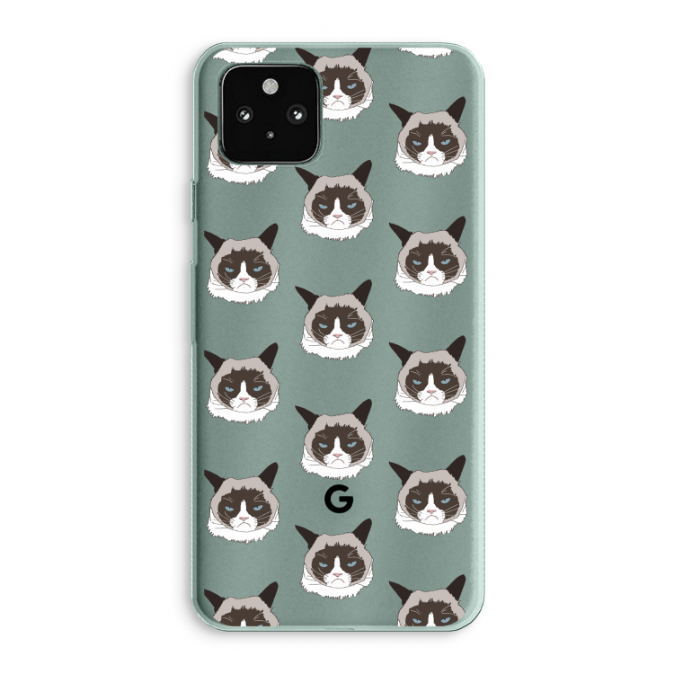 It's a Purrr Case: Google Pixel 5a 5G Transparant Hoesje