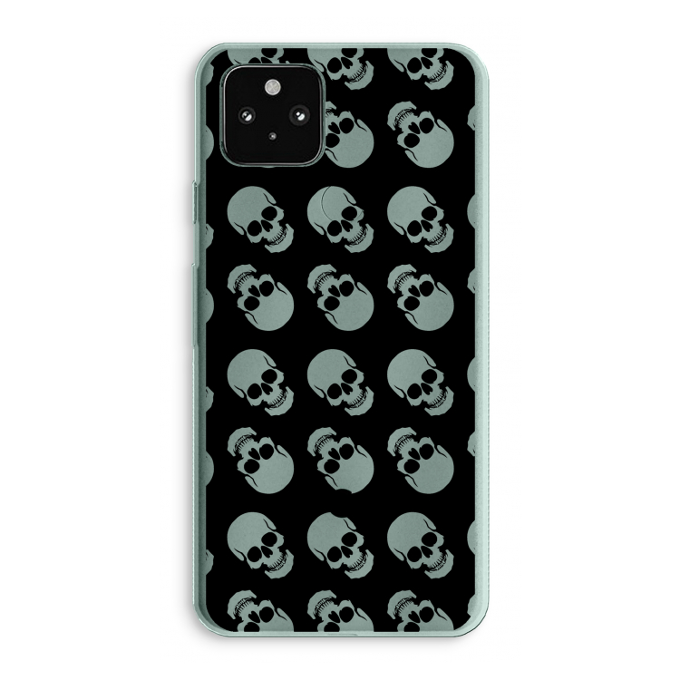 Musketon Skulls: Google Pixel 5a 5G Transparant Hoesje
