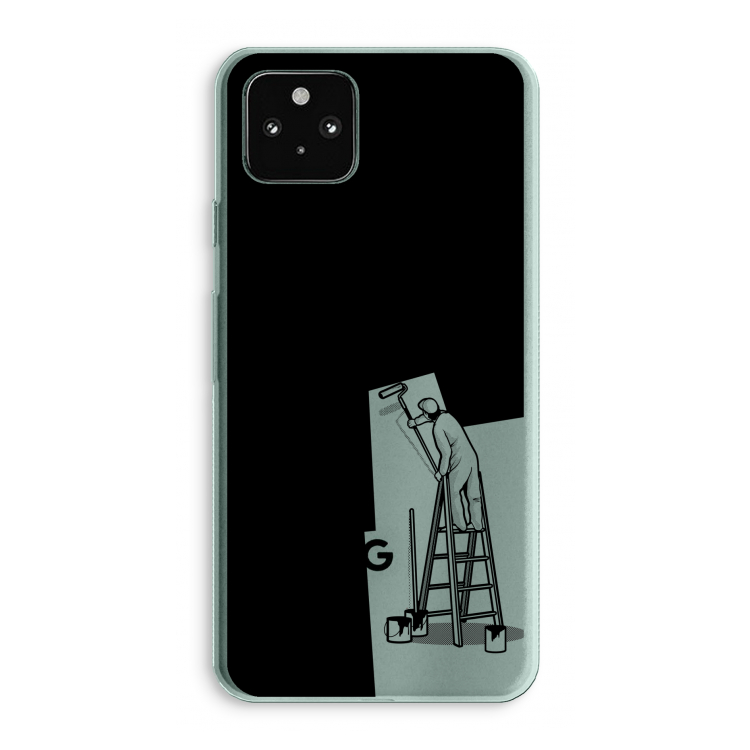 Musketon Painter: Google Pixel 5a 5G Transparant Hoesje