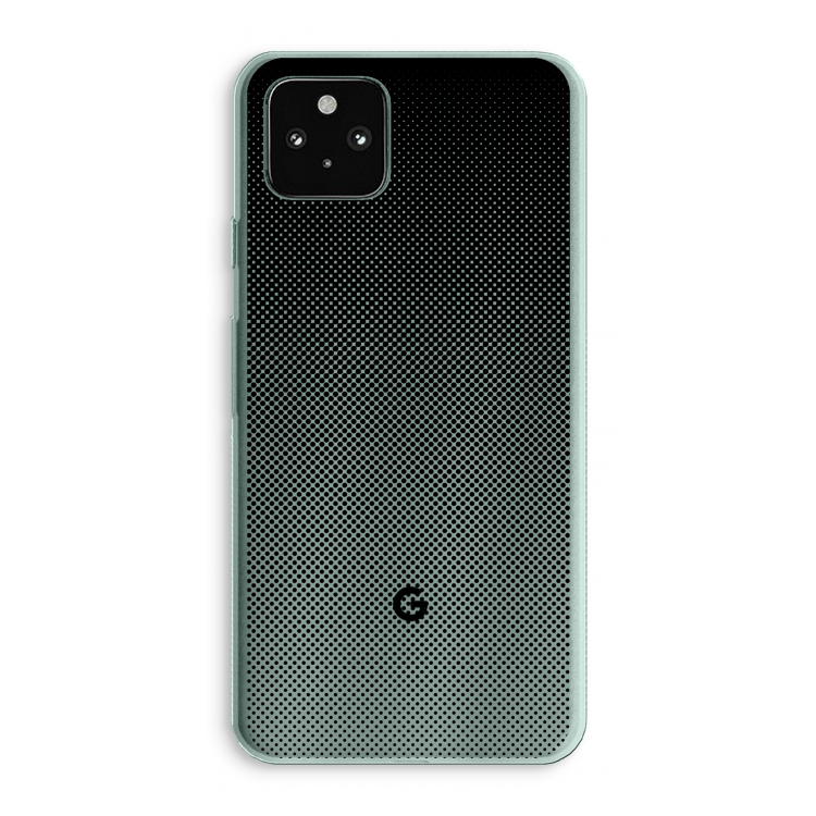 Musketon Halftone: Google Pixel 5a 5G Transparant Hoesje