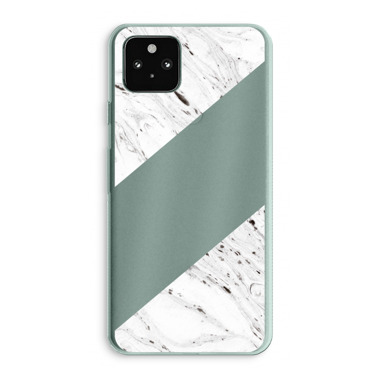 Biggest stripe: Google Pixel 5a 5G Transparant Hoesje