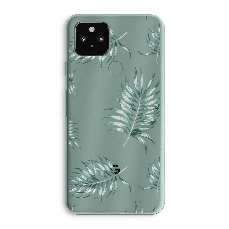 Simple leaves: Google Pixel 5a 5G Transparant Hoesje