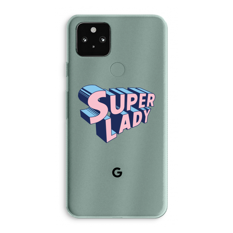 Superlady: Google Pixel 5a 5G Transparant Hoesje