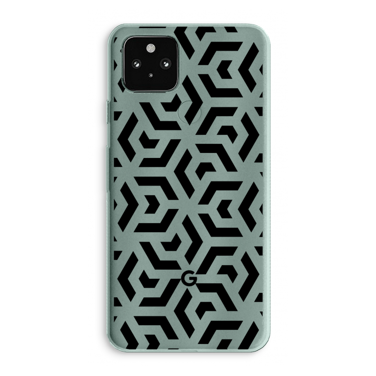 Crazy pattern: Google Pixel 5a 5G Transparant Hoesje