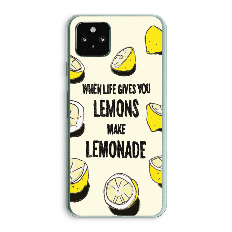 Lemonade: Google Pixel 5a 5G Transparant Hoesje