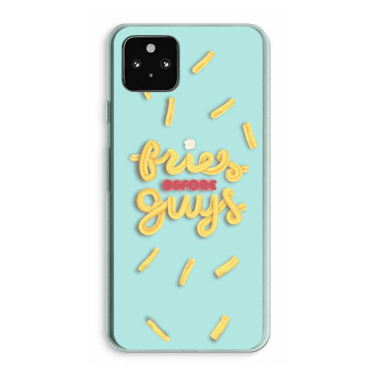 Always fries: Google Pixel 5a 5G Transparant Hoesje