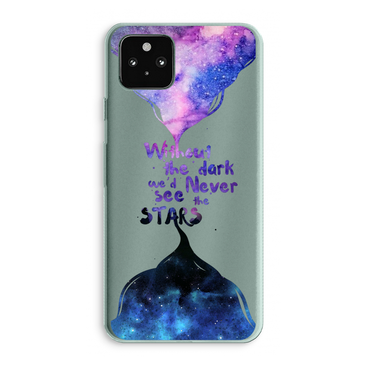 Stars quote: Google Pixel 5a 5G Transparant Hoesje