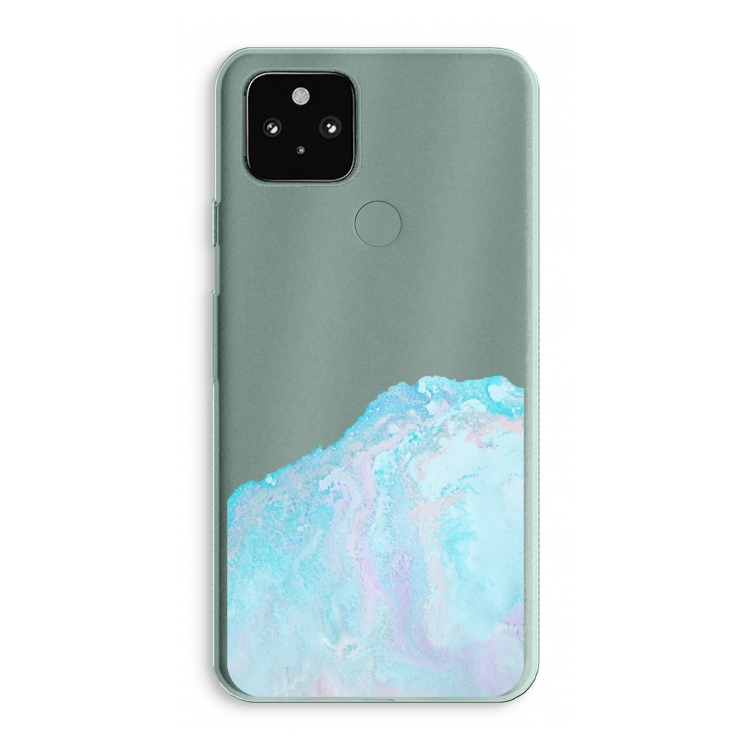 Fantasie pastel: Google Pixel 5a 5G Transparant Hoesje