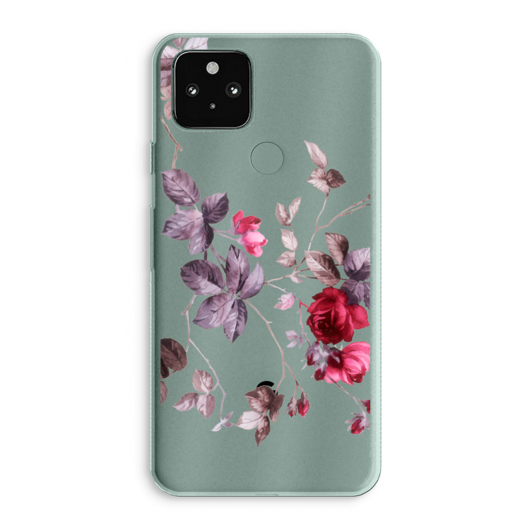 Mooie bloemen: Google Pixel 5a 5G Transparant Hoesje