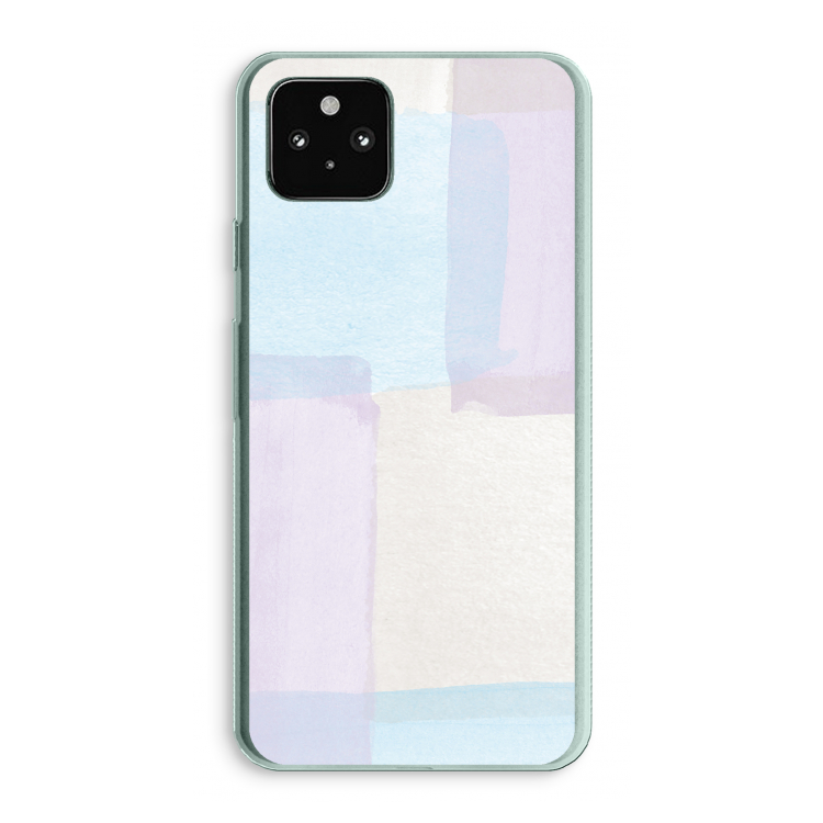 Square pastel: Google Pixel 5a 5G Transparant Hoesje
