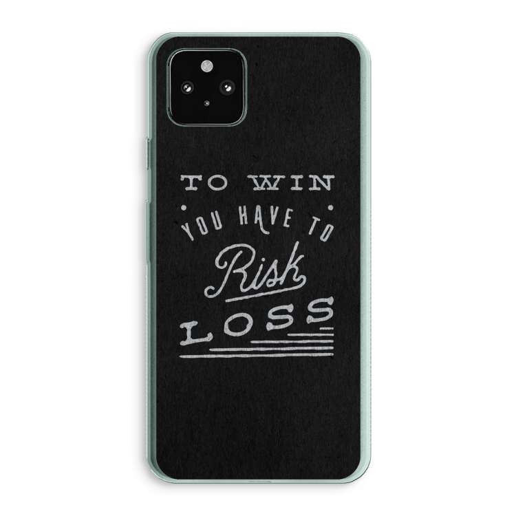 Risk loss: Google Pixel 5a 5G Transparant Hoesje