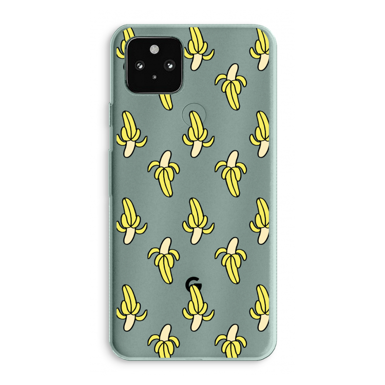 Bananas: Google Pixel 5a 5G Transparant Hoesje