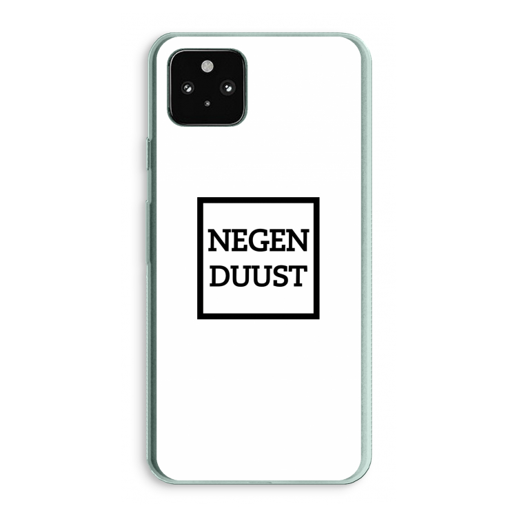 Negenduust vierkant: Google Pixel 5a 5G Transparant Hoesje