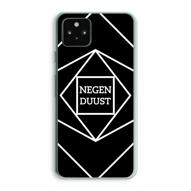 Negenduust geometrisch: Google Pixel 5a 5G Transparant Hoesje