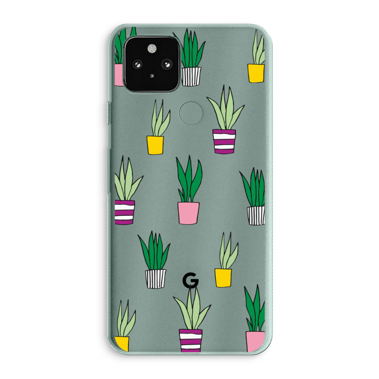 Sanseveria: Google Pixel 5a 5G Transparant Hoesje